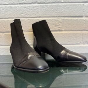 PINO Black Ankle Booties 37.5 Vintage